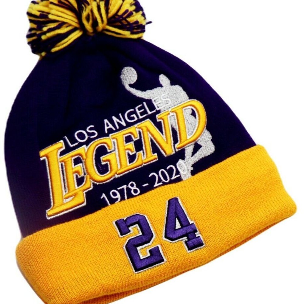 Los Angeles Premium Legend Cuffed Pom Beanie